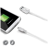 CABLE USB-MICRO USB BLANCO