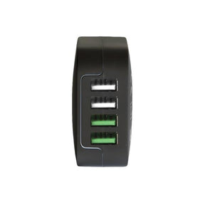 CARGADOR ENCHUFE TURBO 4USB 4.8A