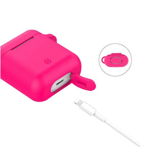 FUNDA AIRPODS FUXIA