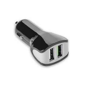 TURBO COCHE CH. 2USB 3.4A NEGRO