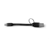 LLAVERO LUZ USB 12CM BK