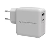 CONCEPTRONIC CHARGER WALL CHARGER 30W 1X USB-C + 1X USB