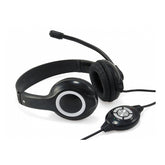 CONCEPTRONIC HEADSET STEREO USB W/ MIC BLACK/GRAY USB