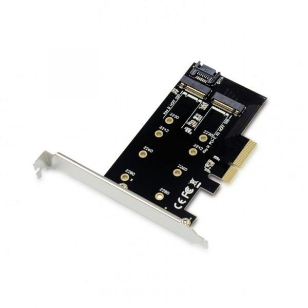 ADAPTADOR PCIE CONCEPTRONIC 2x SSD M2