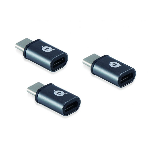 CONCEPTRONIC USB-C A PACK DE ADAPTADORES MICRO USB 3 PIEZAS