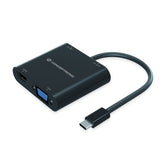 HUB CONCEPTRONIC USB-C 1xHDMI 1xVGA 1xUSB3.0 1xSALIDA AUX