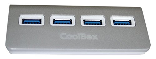 HUB USB 4 Puertos CoolBox USB 3.0 Aluminio