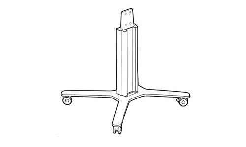 Cisco - Soporte de ruedas - para TelePresence MX200 G2 (CTS-MX200-WBK=)