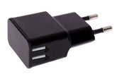 Power2Go 2xUSB Charger Black CTWLL2AB5 Pack 5