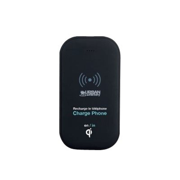 UF FREE QI WIRELESS POWERBANK 5 000MAH WIRELESS CHARGING STAND - BLACK