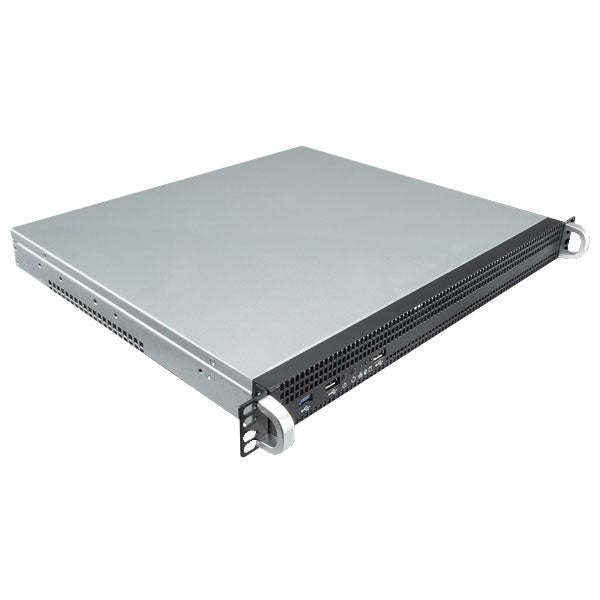 UNYKA CAIXA RACK 1029 19 1U 1 USB SILVER BLACK S/FONTE