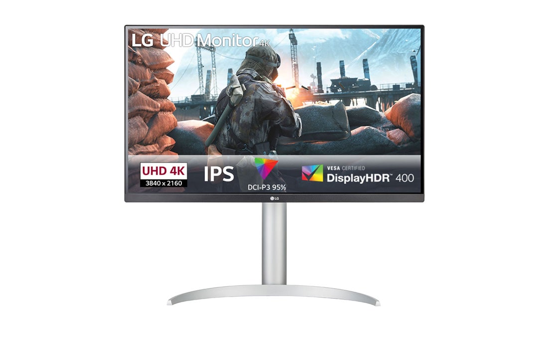 MONITOR LG IPS 27 16:9 UHD 4K HDMI DP TIENE PIVOT 27UP650-W.BEU