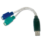 DIGITUS ADAPTER 2x PS/2 TO USB