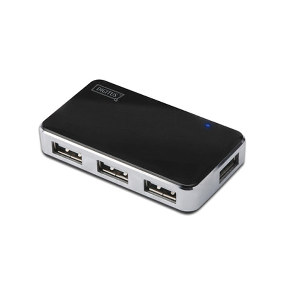 DIGITUS USB 2.0 HUB DE 4 PUERTOS 4X USB A/F 1X USB BMINI/F INCL. USB A/M A MINI5P