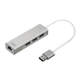 HUB DIGITUS USB 3.0 3xUSB-A/F + 1xUSB-A/M + 1xRJ45 GIGABIT (10/100/1000)