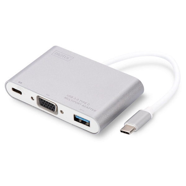 DIGITUS ADAPTADOR USB 3.0 TYPE-C VGA+USB PORT 3.0