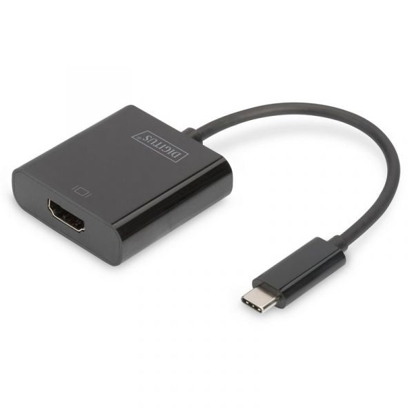 ADAPTADOR DIGITUS USB TIPO-C A HDMI 4K/30HZ NEGRO