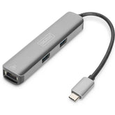 ESTACIÓN DOCK DIGITUS USB-C 5 PUERTOS HDMI (4K/30Hz) 3X USB-A 1X RJ45