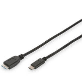 DIGITUS CABO USB-C TO USB MICRO B 1MT PRETO