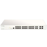 D-LINK NUCLIAS CLOUD SMART SWITCH POE+ 28-PORT GIGABIT 4X1G COMBO 370W