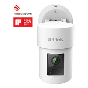 CÁMARA D-LINK WIFI 2K QHD PANORÁMICA Y ZOOM PARA EXTERIORES