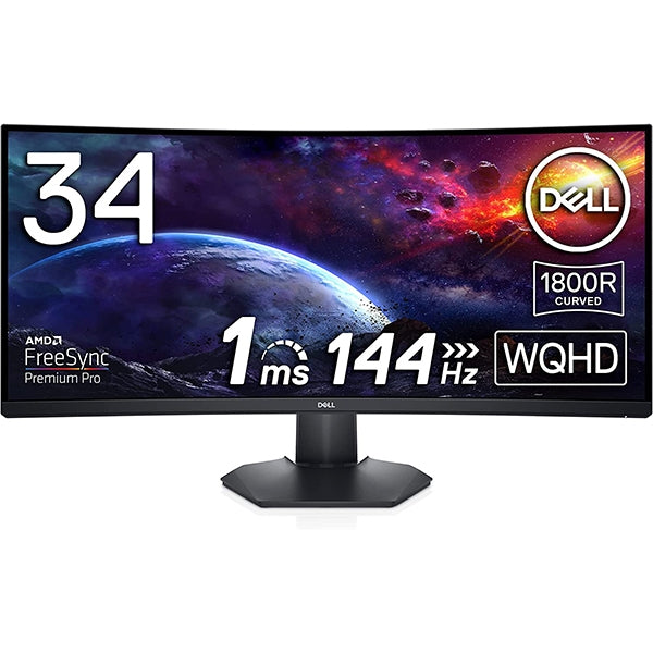 DELL MONITOR 34 CURVED GAMING S3422DWG 86.4CM 3Y AE