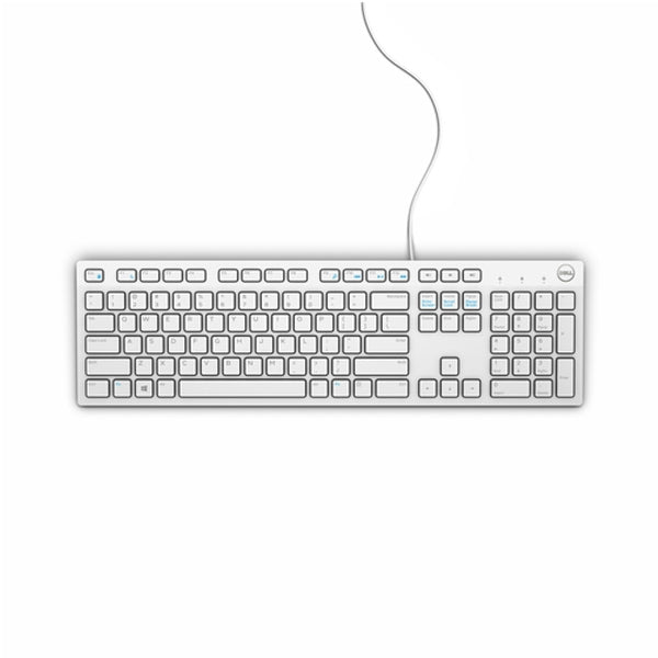 DELL KEYBOARD MULTIMEDIA KB-216 US INTERNATIONAL (QWERTY) WHITE