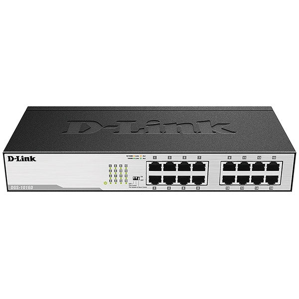 D-LINK SWITCH GIGABIT 16x1000 DESKTOP/RACKMOUNT #PROMO #BLACK FRIDAY