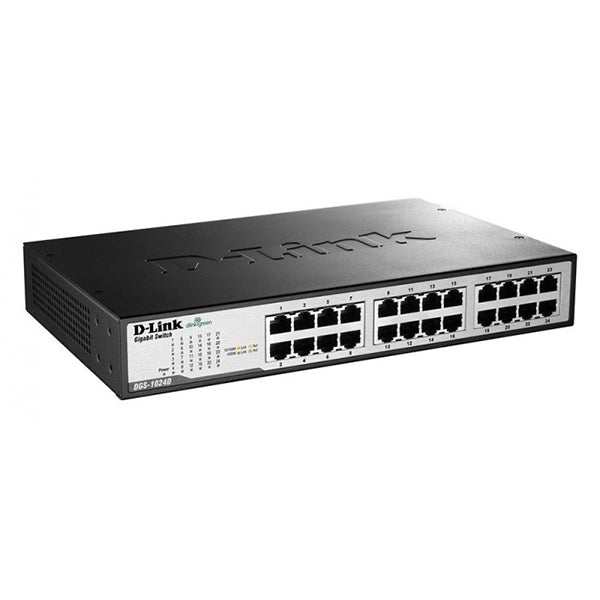 INTERRUPTOR D-LINK 24x1000 DE ESCRITORIO/MONTAJE EN RACK