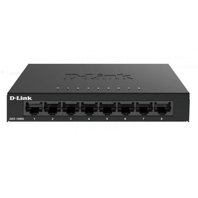 D-LINK SWITCH 8-PORT 10/100/1000 GIGABIT- METAL HOUSING UNMANAGED