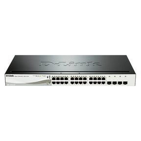 D-LINK SMART SWITCH GIGABIT 24x1000 POE + 4xCOMBO-RACK