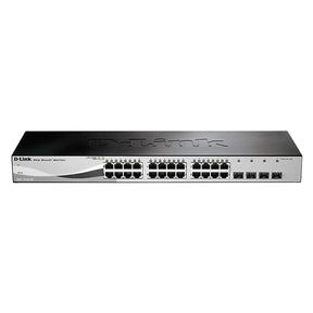 CONMUTADOR D-LINK 28 PUERTOS GIGABIT SMART MANAGED METRO ETHERNET CON PUERTO 4SFP