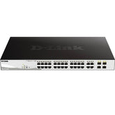 D-LINK 28-PORT GIGABIT POE+ SMART SWITCH INCL 4-PORT SFP COMBO (370W)