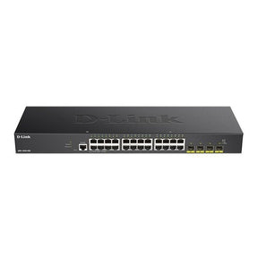 SWITCH GESTIONADO INTELIGENTE GIGABIT DE 24 PUERTOS DE D-LINK CON 4 PUERTOS 10G SFP+