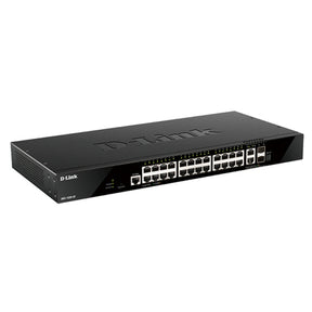 D-LINK SWITCH 24 PORTS GE + 2 10GE PORTS + 2 SFP+ SMART MANAGED