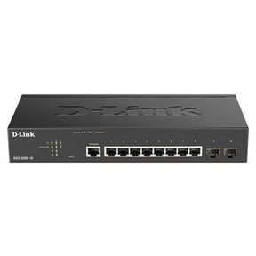 CONMUTADOR D-LINK DE 8 PUERTOS GIGABIT ADMINISTRADO INCL. 2 X SFP