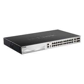 CONMUTADOR D-LINK 24 X 10/100/1000BASE-T L3 APILADO ADMINISTRADO 2X 10GBASE-T + 4X SFP+