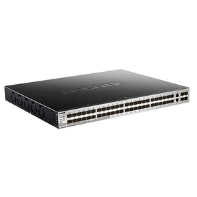 CONMUTADOR D-LINK 48 PUERTO SFP L3 STACK ADMINISTRADO GIGABIT 2X 10GBASE-T PUERTO + 4XSFP+