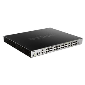 D-LINK SWITCH L3 MANAGED STACKABLE 24x1000 + COMBO 4xSFP 4x10G SFP+ ST IMG