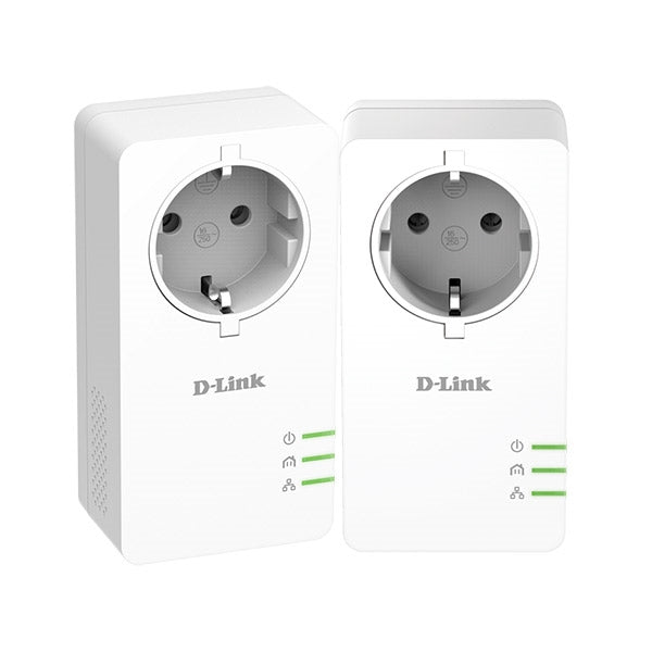 D-LINK POWERLINE AV2 1000 HD GIGABIT PASSTHROUGH(2 UNITS)