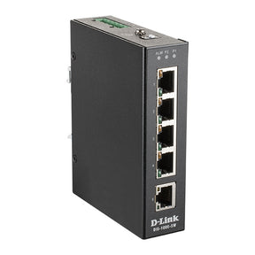 CONMUTADOR D-LINK INDUSTRIAL DE 5 PUERTOS NO GESTIONADO CON PUERTOS 5x10/100 BASET(X)