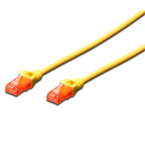 DIGITUS HARNESS CAT6 UTP PVC 0.5MT YELLOW