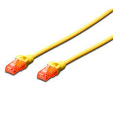 DIGITUS CHICOTE CAT6 UTP PVC 1MT AMARELO