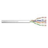 DIGITUS BOBINE CABO REDE FLEXÍVEL CAT6A U/UTP LSZH 100MT CINZA