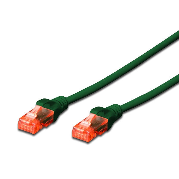 DIGITUS HARNESS CAT6 UTP LSZH 0.25MT GREEN