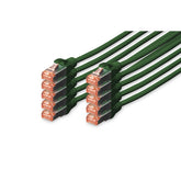 ARNES DIGITUS CAT 6 S-FTP LSZH 0.5MT PACK 10 VERDE