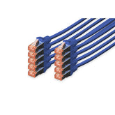 DIGITUS CHICOTE CAT 6 S-FTP LSZH 2MT PACK 10 BLUE