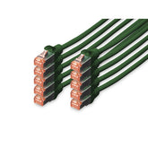 DIGITUS HARNESS CAT 6 S-FTP LSZH 3MT PACK 10 GREEN