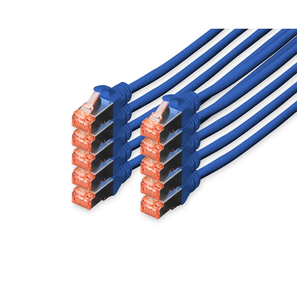 DIGITUS CHICOTE CAT 6 S-FTP LSZH 5MT PACK 10 BLUE