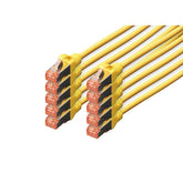 DIGITUS HARNESS CAT 6 S-FTP LSZH 5MT PACK 10 YELLOW